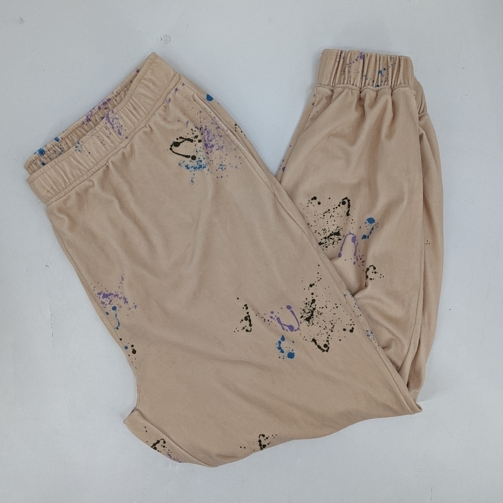 NWT AFRM Paint Splatter Jogger Pants